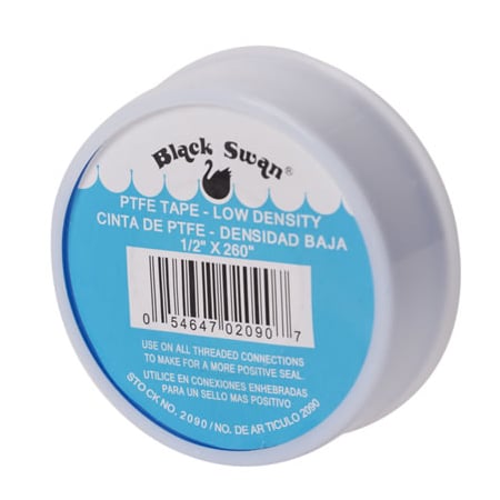 Black Swan PTFE Tape - Low Density 1/2" x 520" 2095